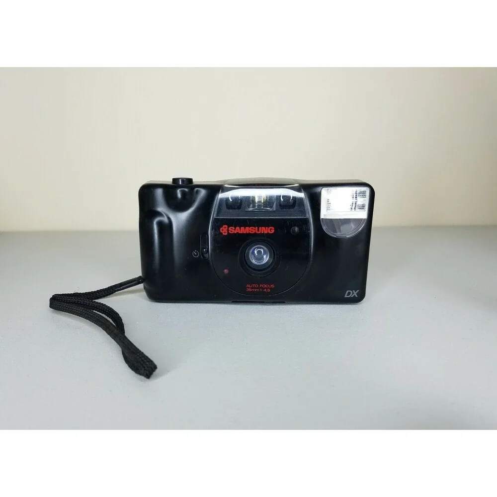 Samsung AF200 DX 35mm Film Camera Point & Shoot Collectable Lomo Retro w/ Case